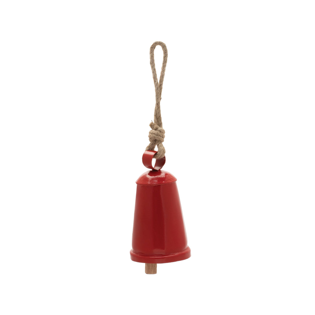 Rustic Metal Bell Ornament (Set of 4)