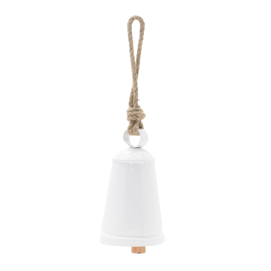 Rustic Metal Bell Ornament (Set of 8)