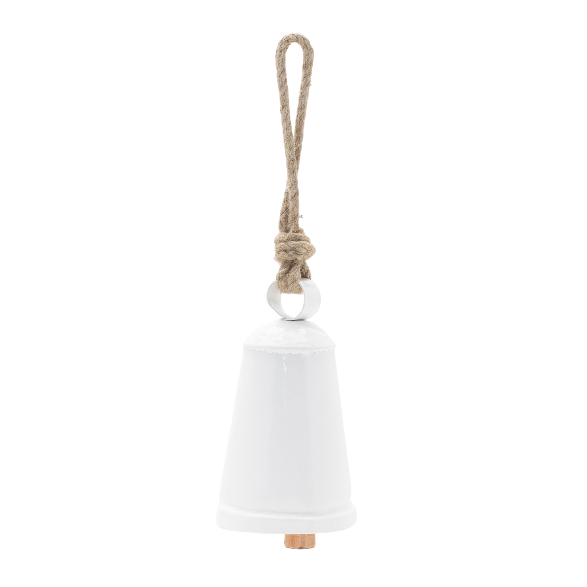Rustic Metal Bell Ornament (Set of 8)