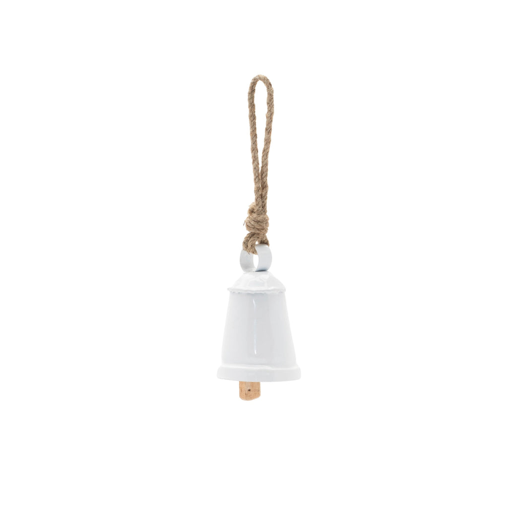 Rustic Metal Bell Ornament (Set of 8)