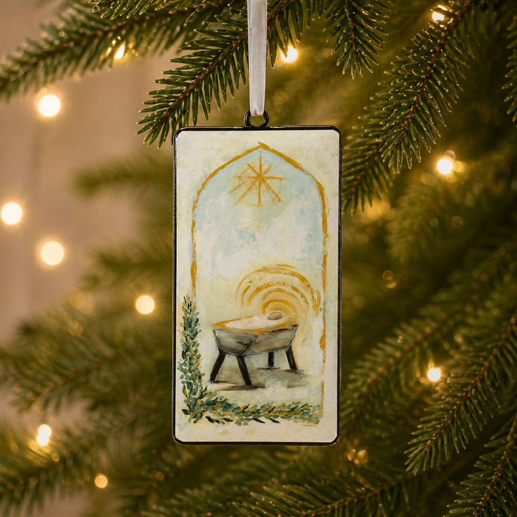 Nativity Manger Ornament (Set of 12)