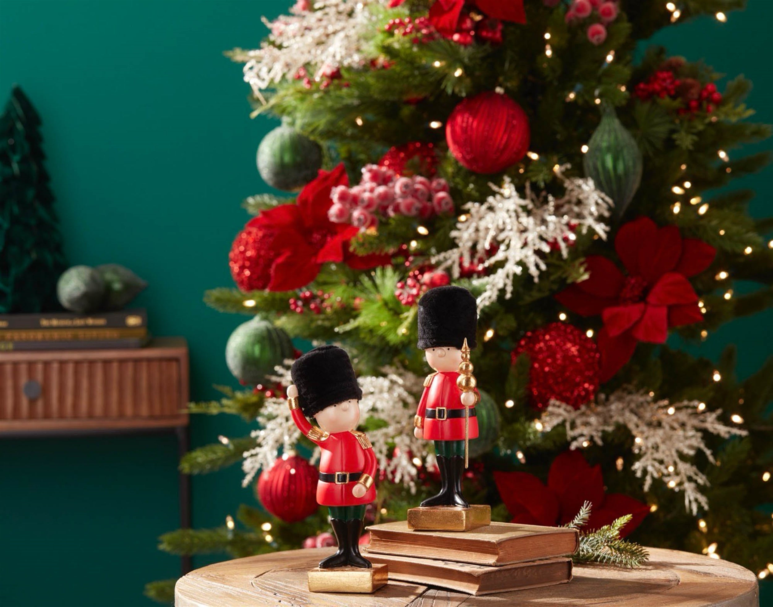Holiday Nutcracker Soldier Figurine (Set of 2)