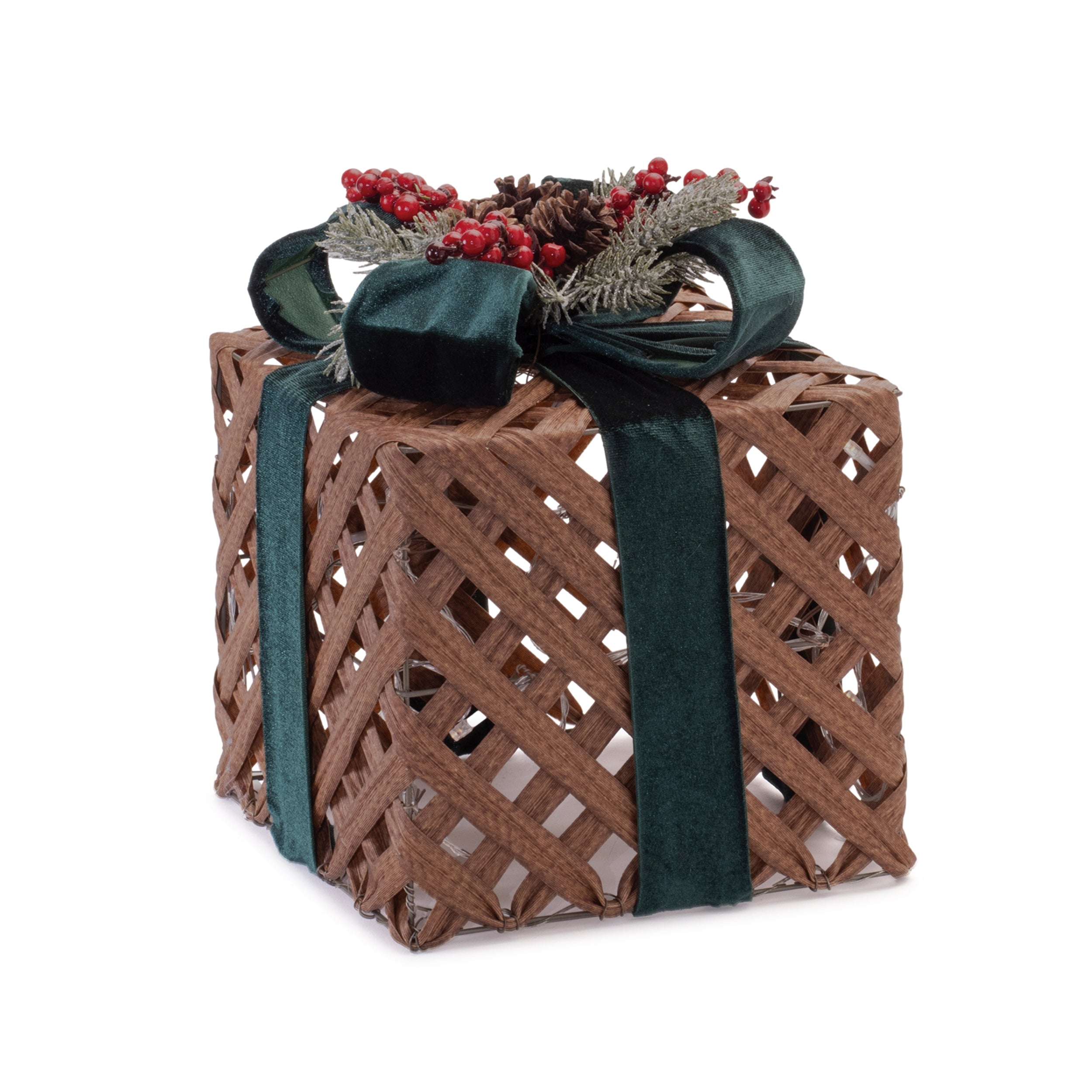 LED Woven Packages with Bow Arrangement (Set of 3)