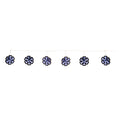 Snowflake Ekkolight Garland 68"L