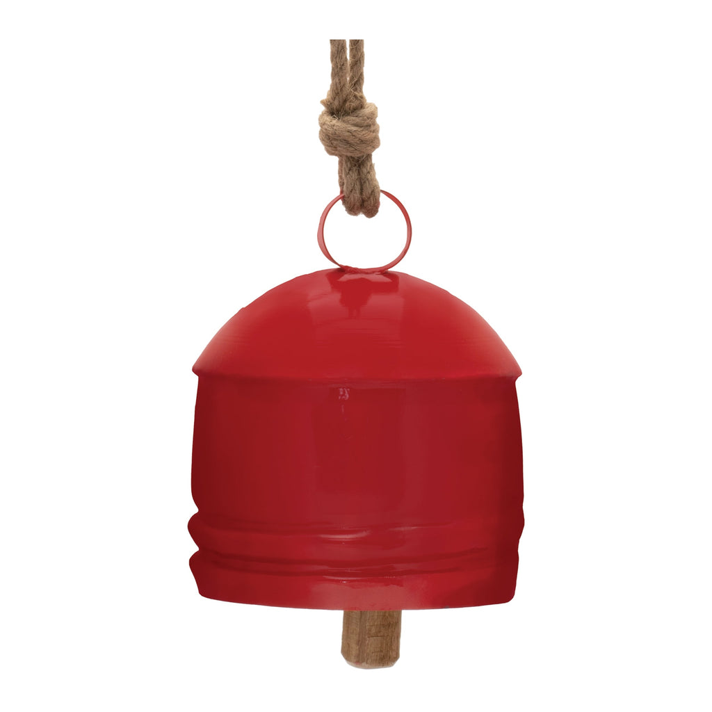 Rustic Metal Bell Ornament (Set of 2)