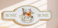 Metal Fall Home Sweet Home Sign 21.75"L