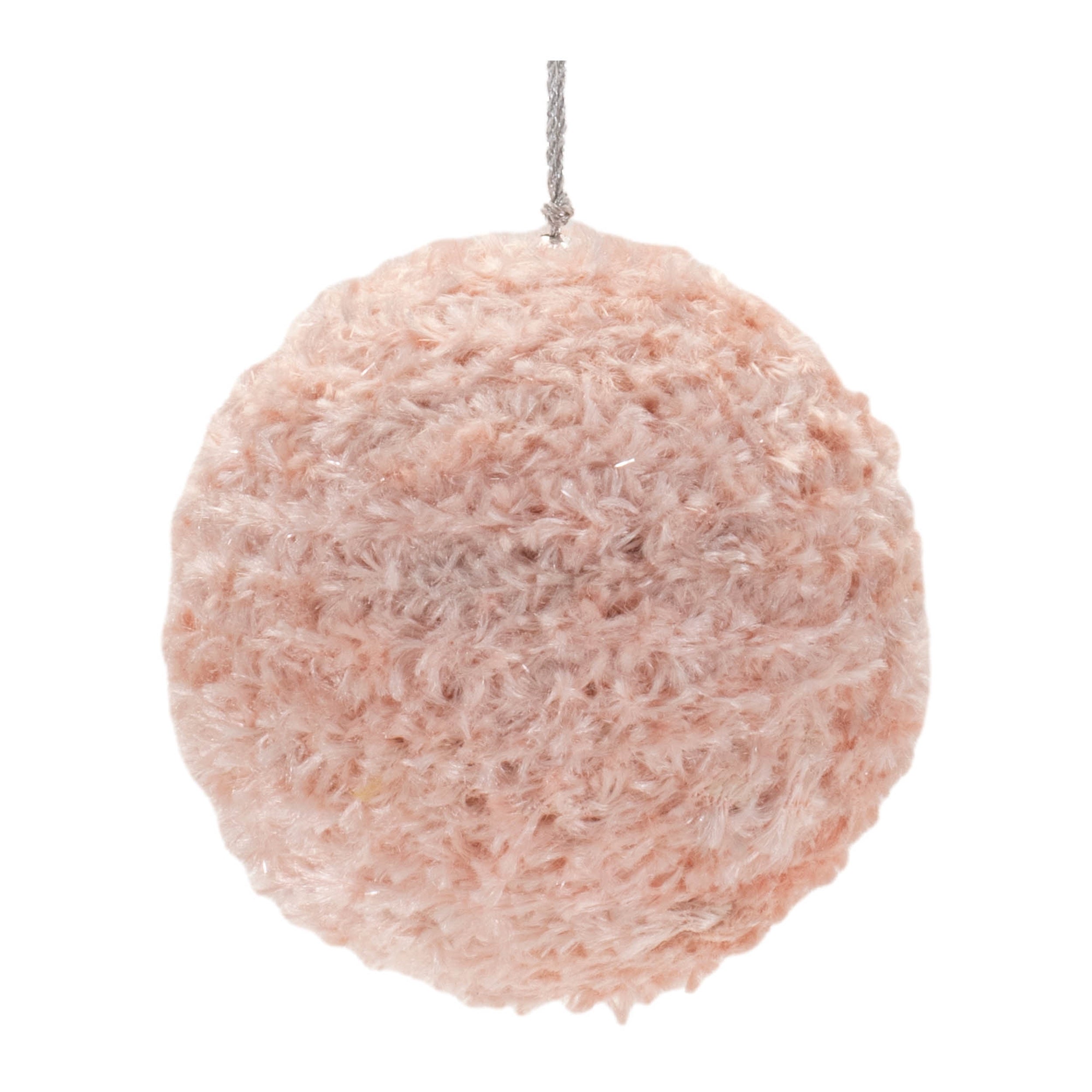 Furry Ball Ornament (Set of 4)