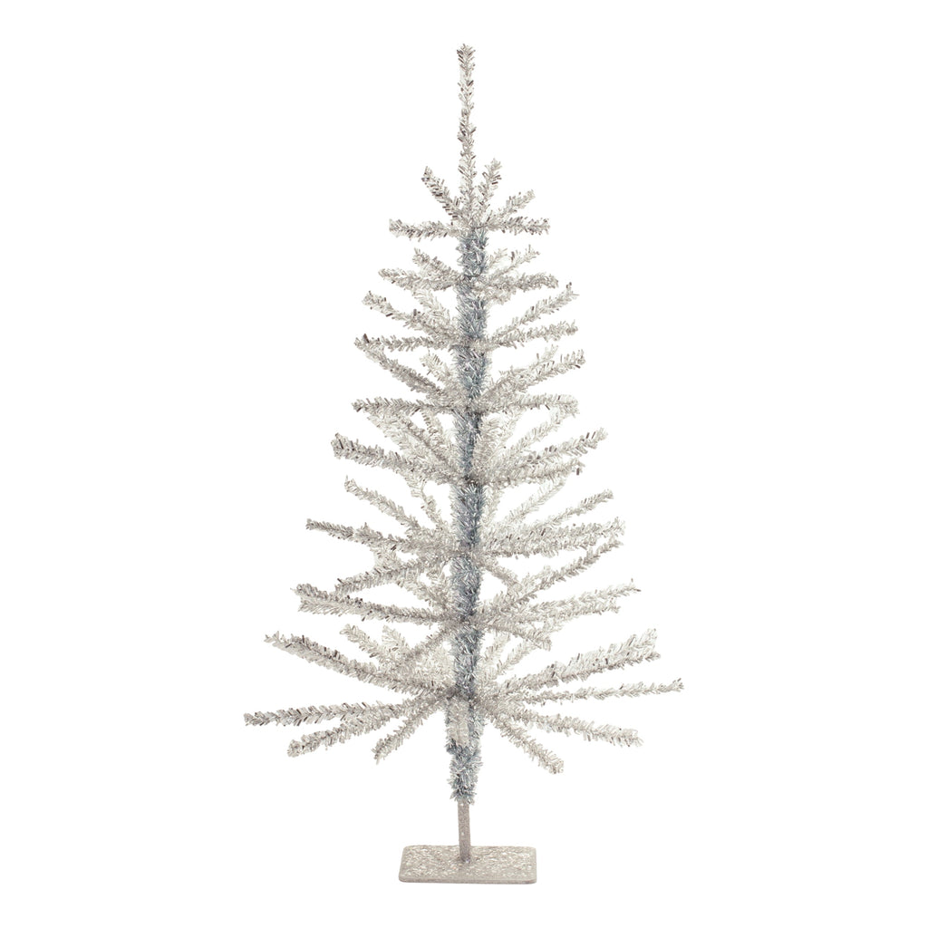 Tinsel Pine Tree (Set of 2)
