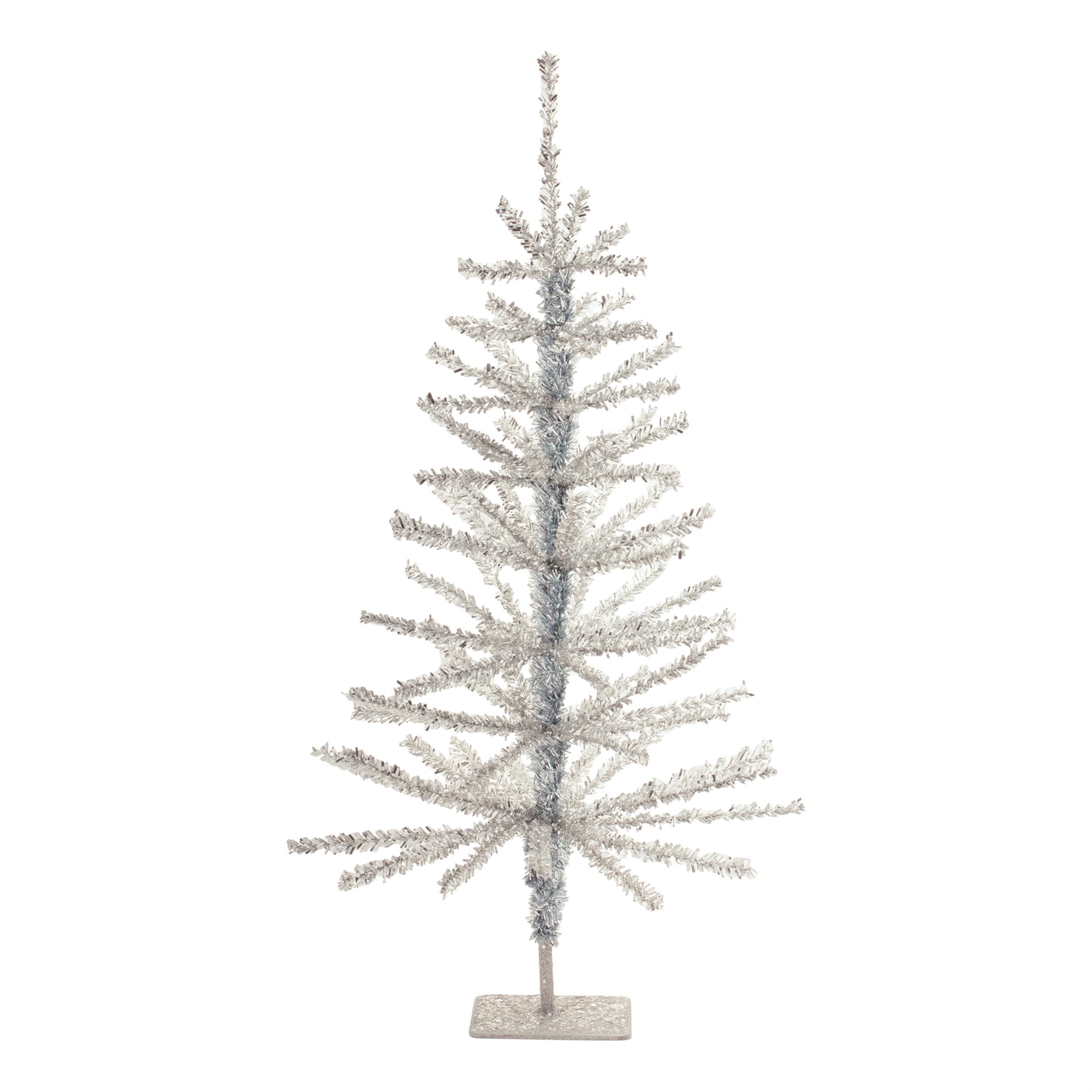 Tinsel Pine Tree (Set of 2)