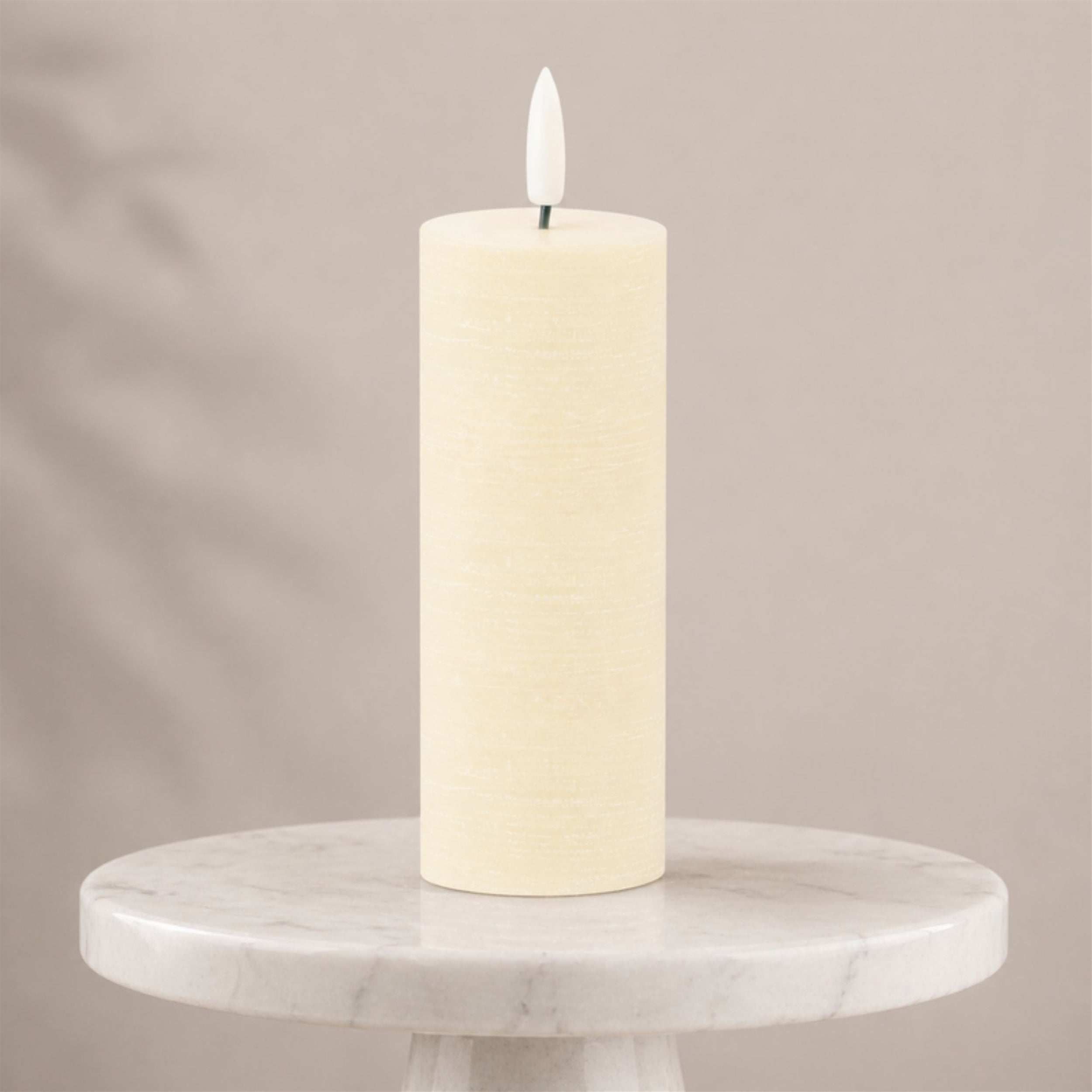 FIA Wick Ivory Pillar Candle (Set of 4)