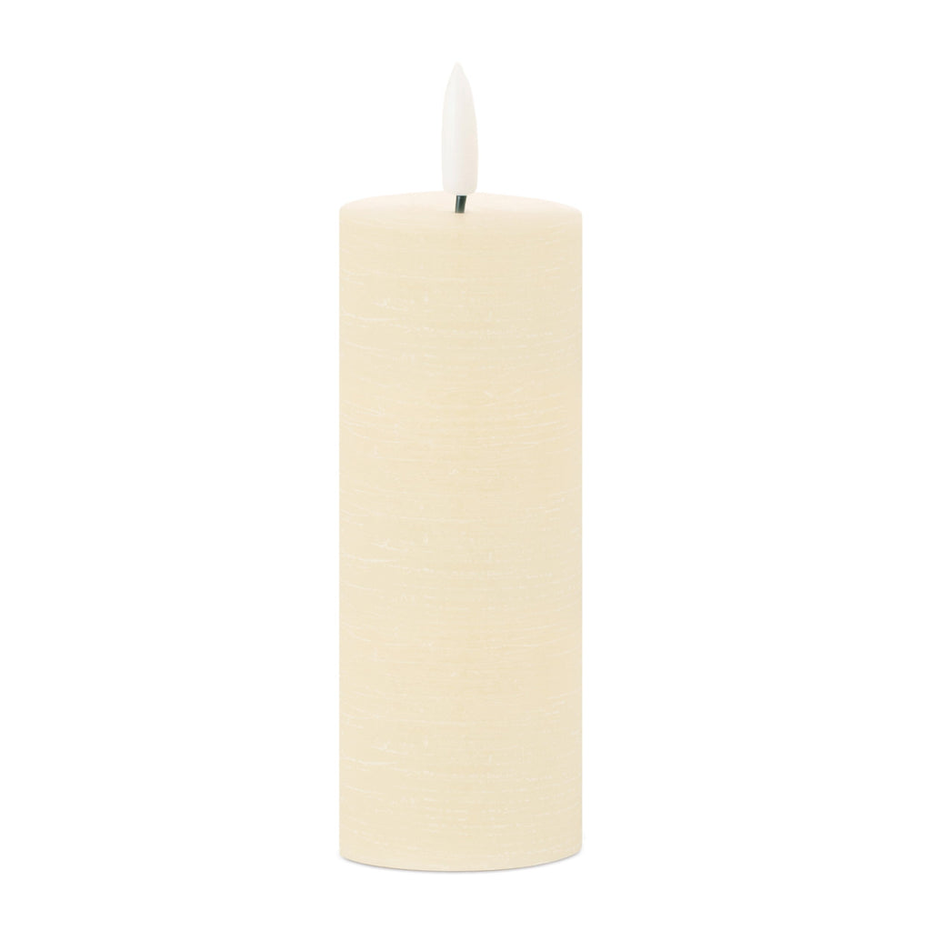 FIA Wick Ivory Pillar Candle (Set of 4)