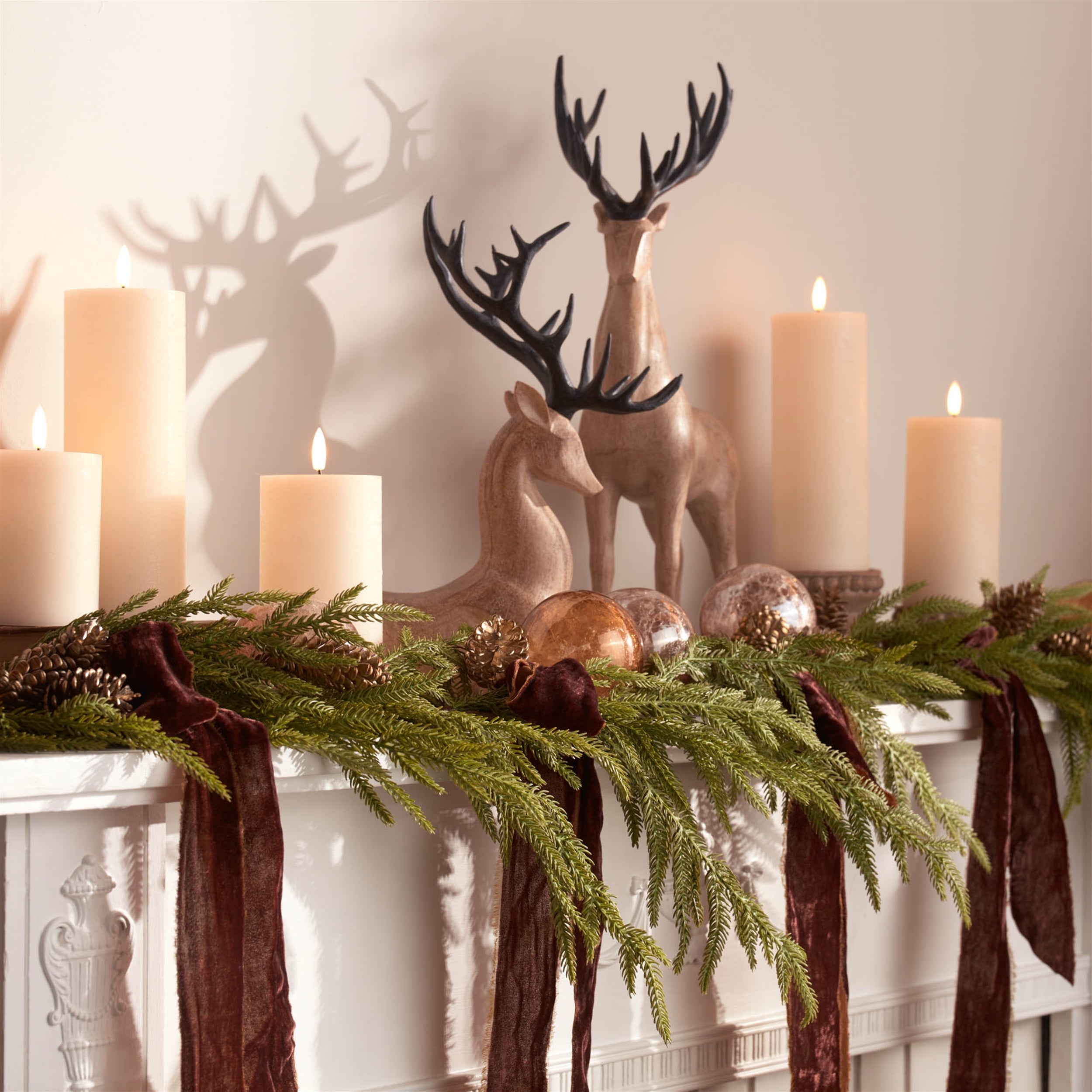Winter Pine Garland (Set of 2)