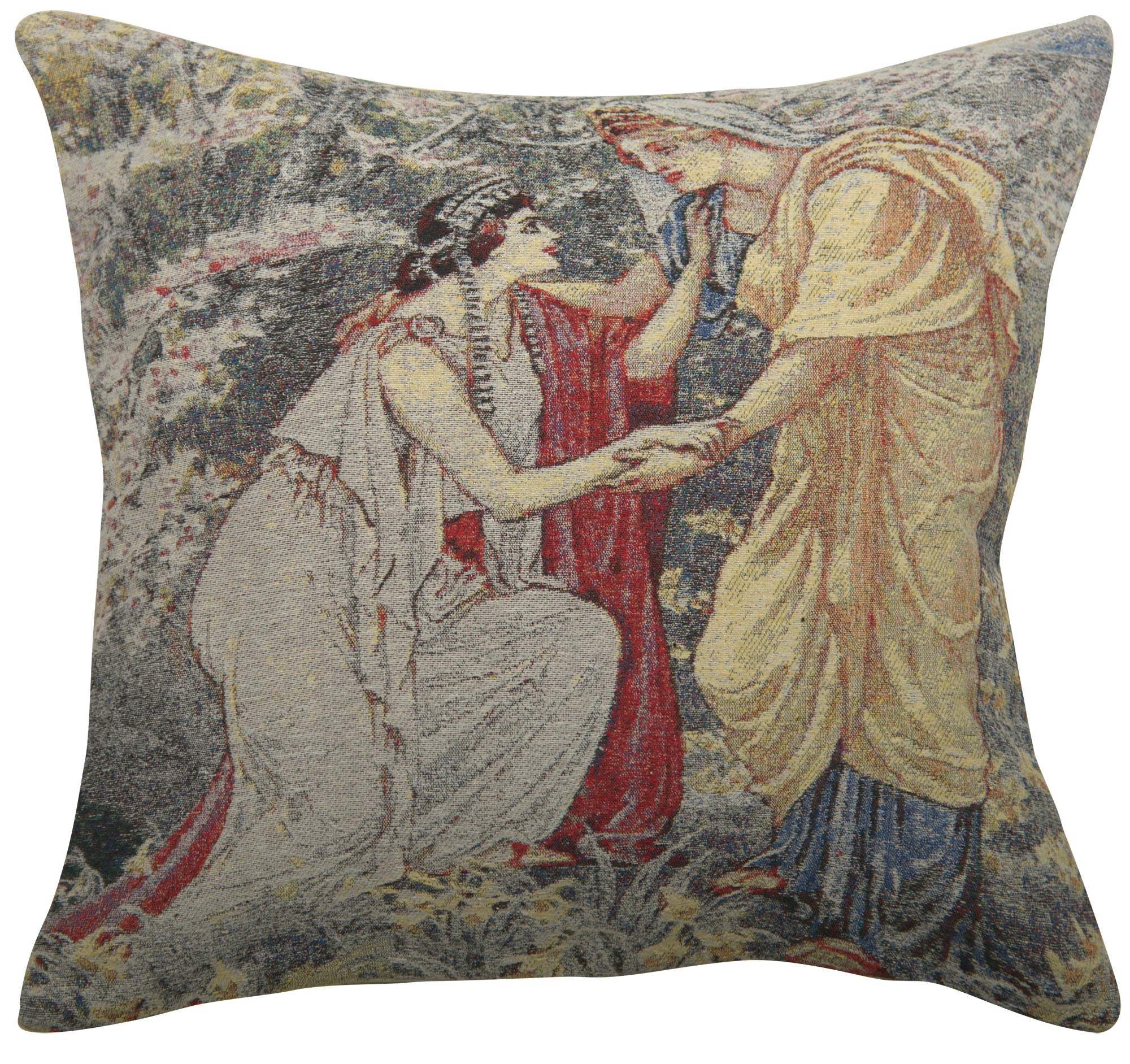 Demeter and Persephone Decorative Pillow Cushion Cover