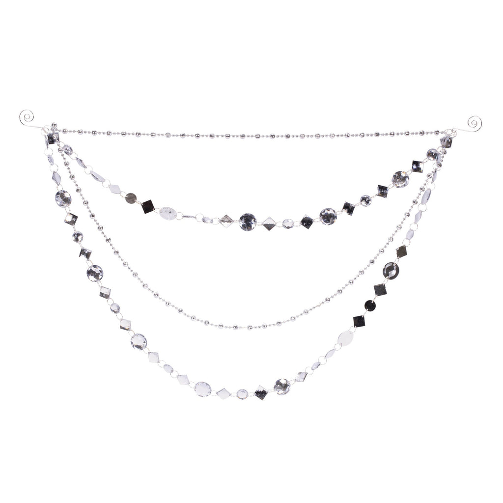 Jewel Bead and Chain Link Garland (Set of 2)