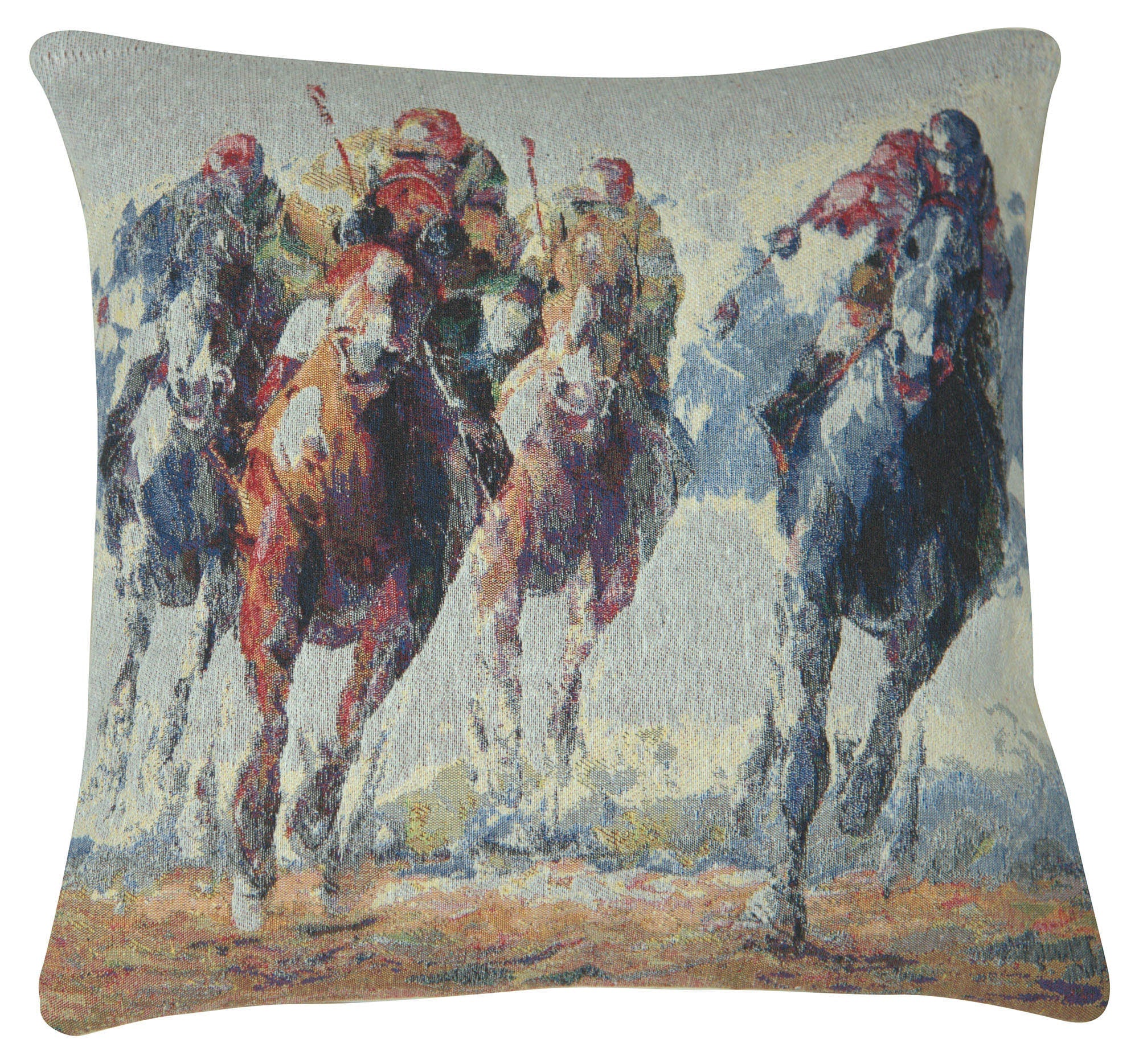 Jockeys Decorative Pillow Cushion Cover