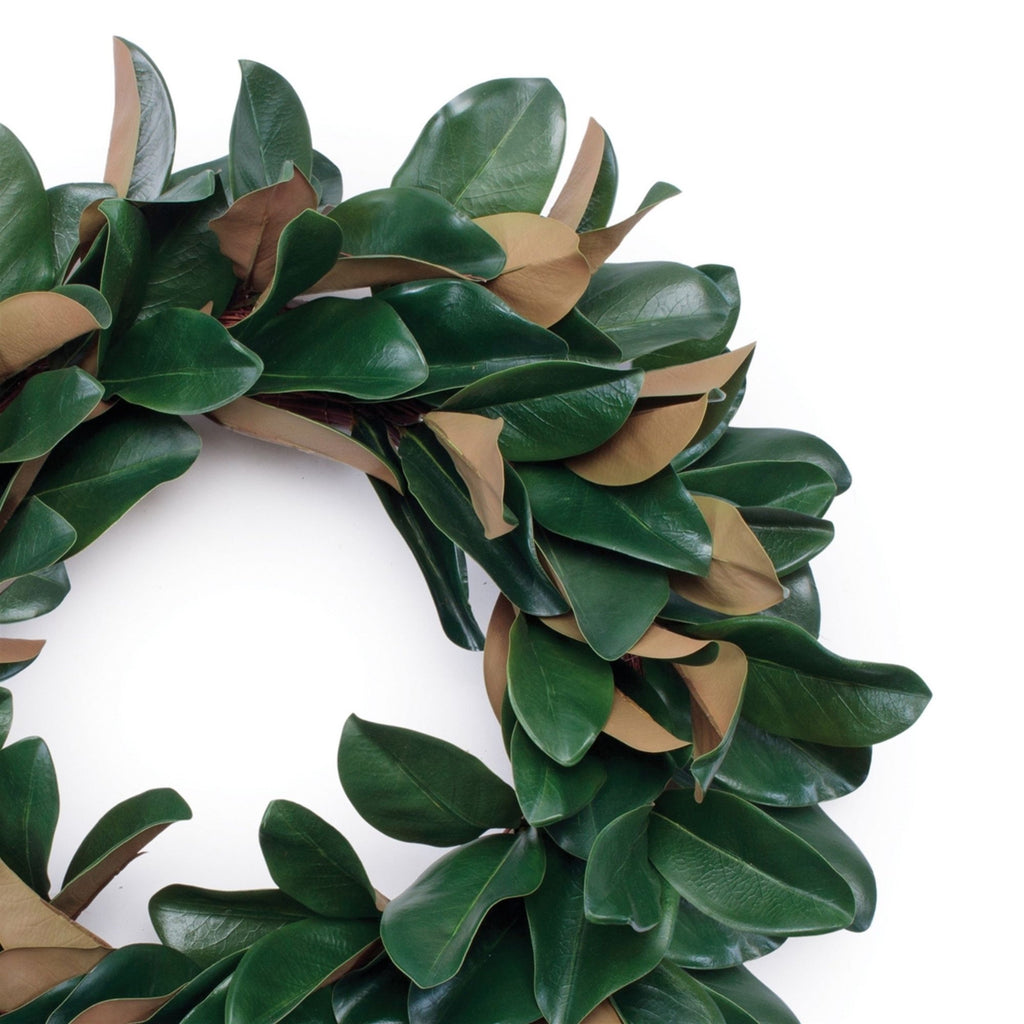 Magnolia Leaf Wreath 24"D