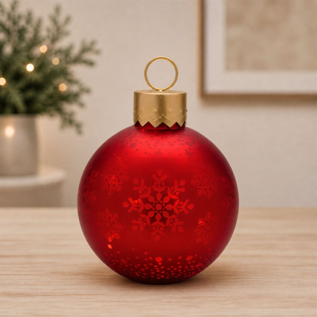 LED Snowflake Ornament Decor 11"H