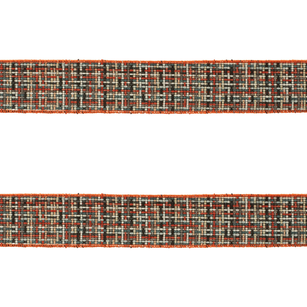 Checkered Woven Wired Ribbon (Set of 2)
