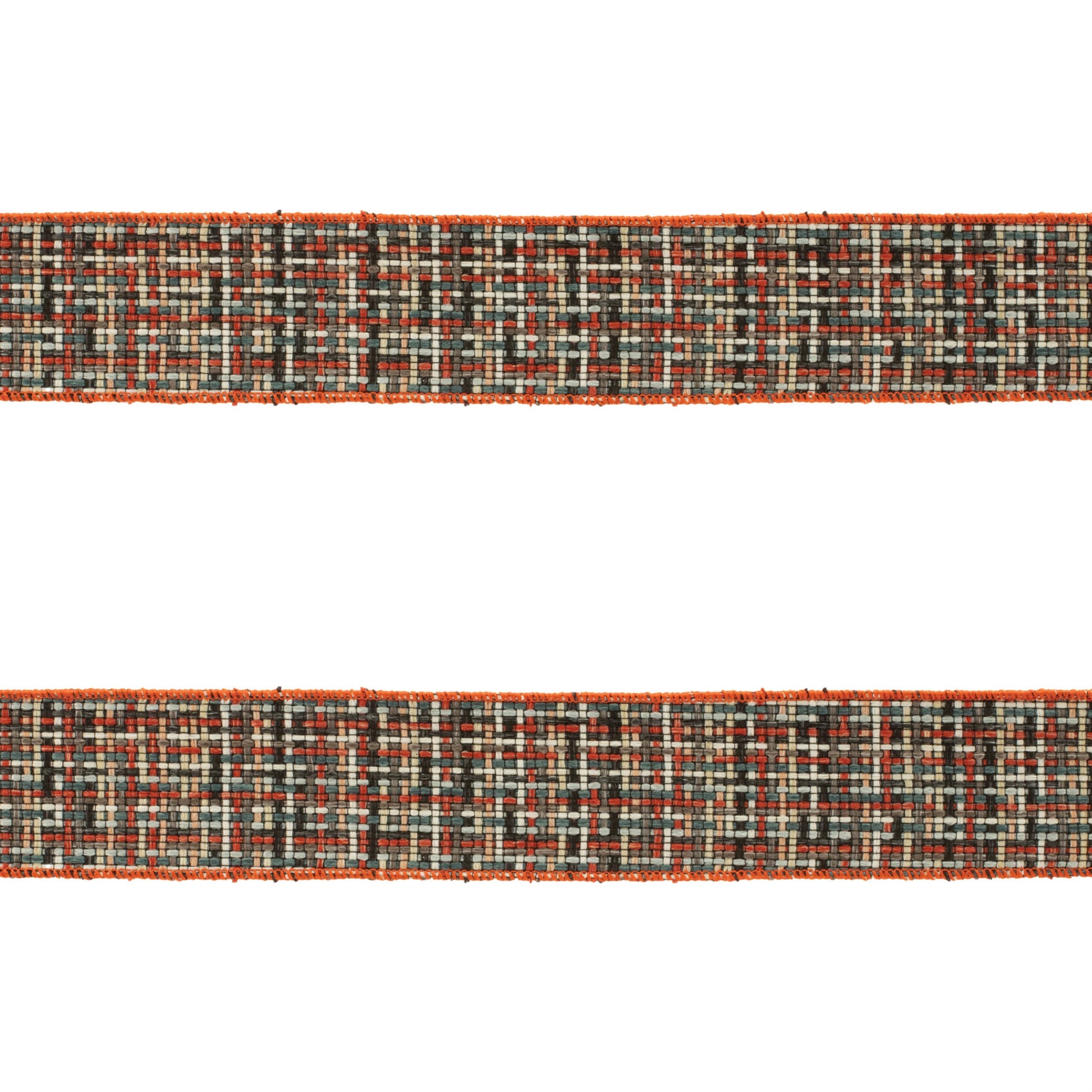 Checkered Woven Wired Ribbon (Set of 2)