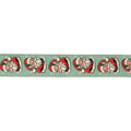 Nostalgic Santa Print Wired Ribbon (Set of 2)