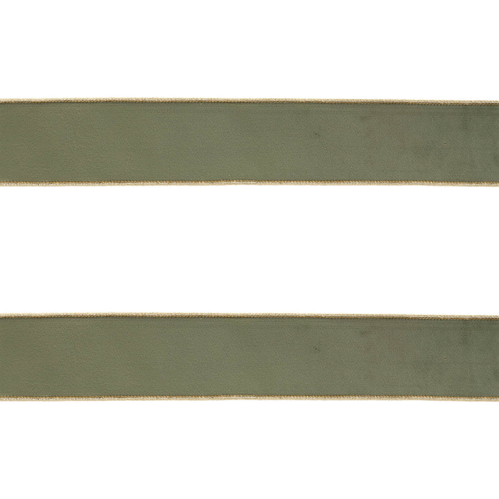 Green Wired Ribbon (Set of 2)