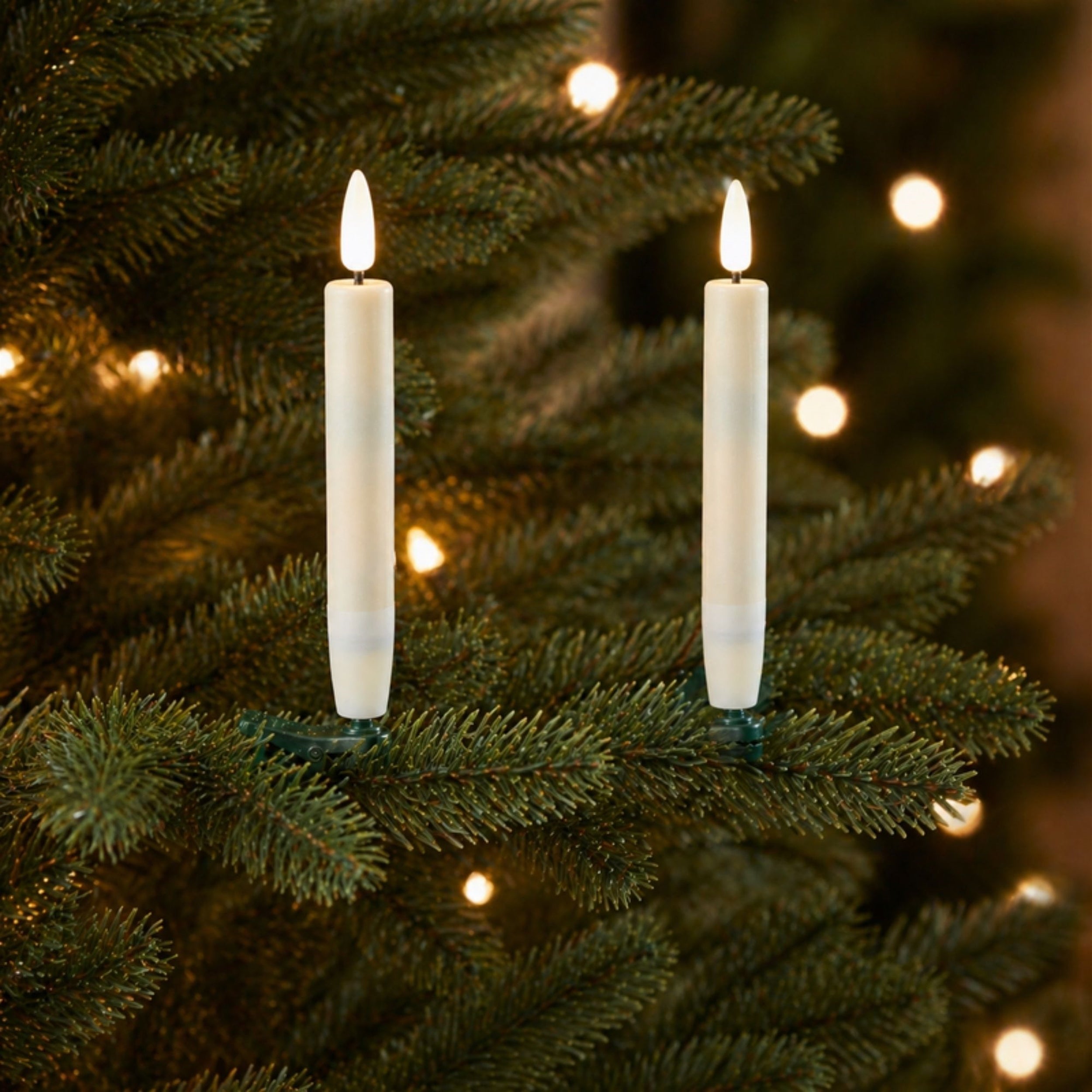 LED Clip-On Taper Candle (Set of 10)