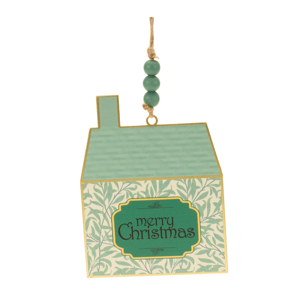 Holiday House Ornament (Set of 4) 6"H