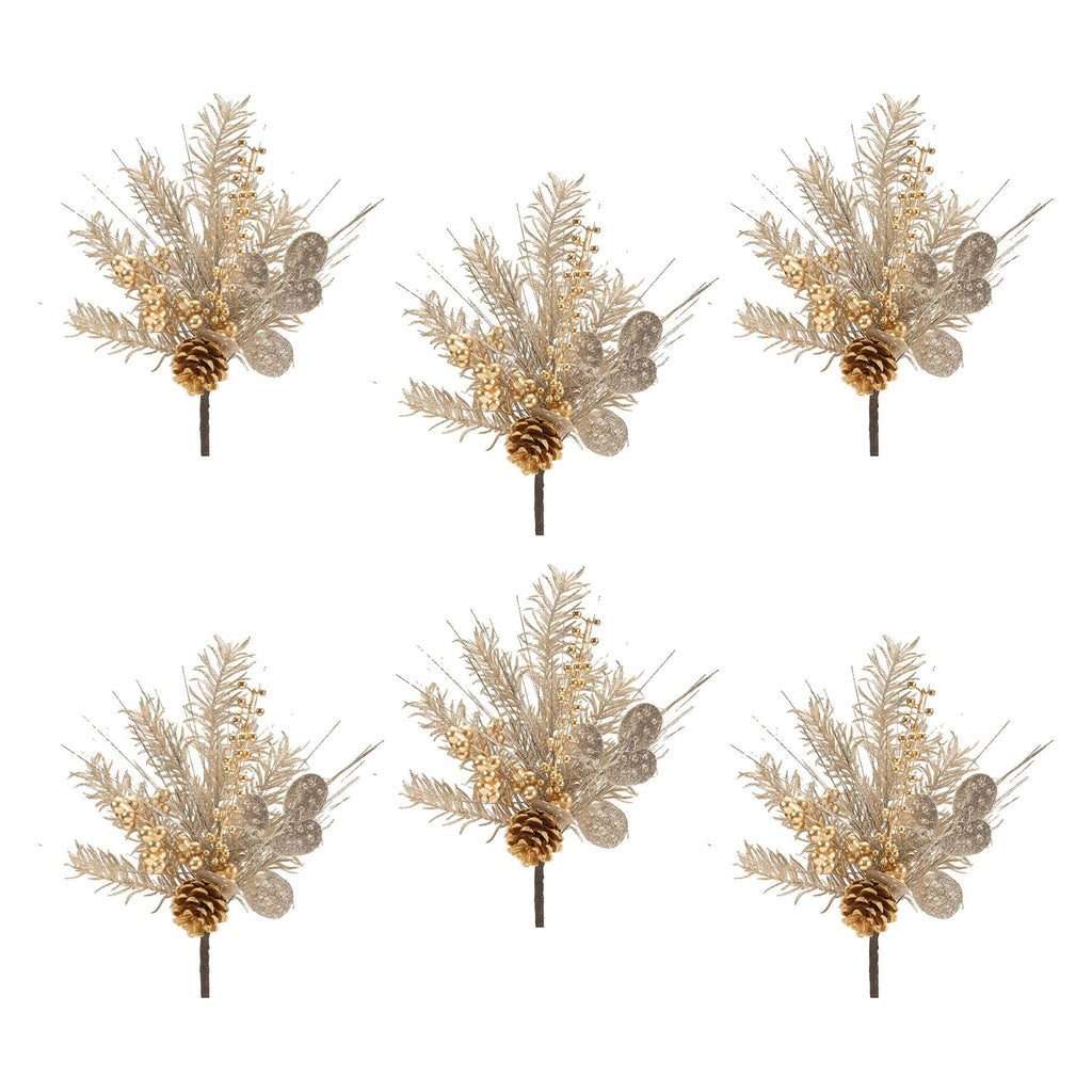 Mixed Pine Eucalyptus Spray (Set of 6)