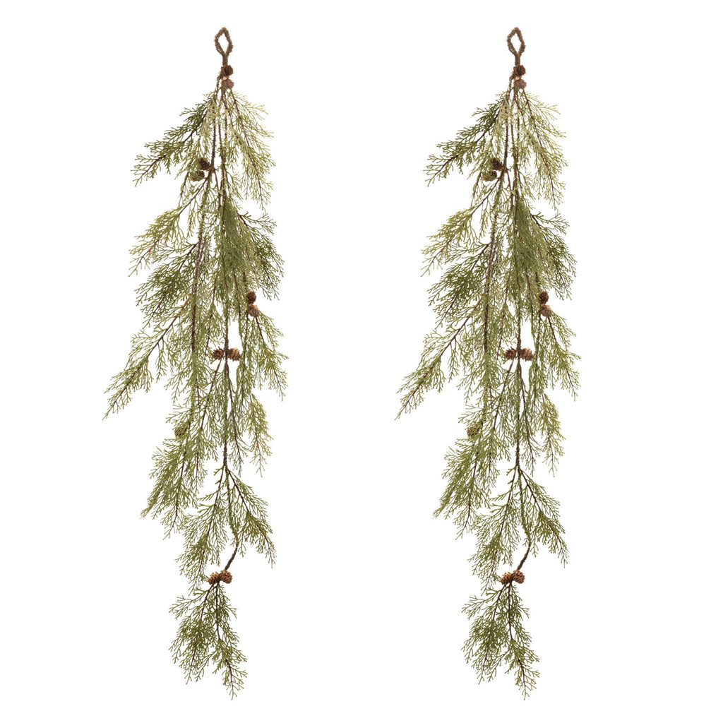 Pine and Pinecone Garland (Set of 2)