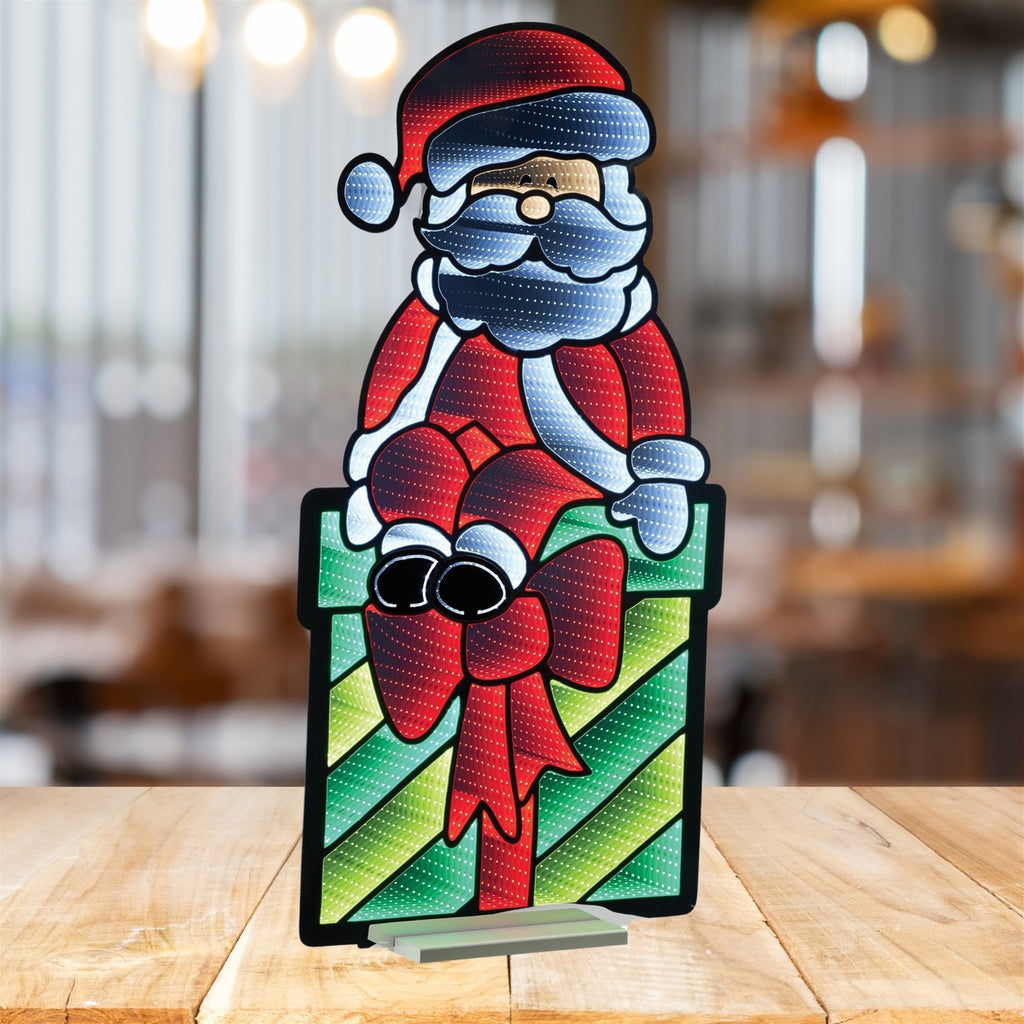 Santa on Package Ekkolight 47"H
