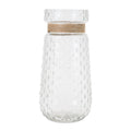 Texture Glass Vase with Jute Accent (Set of 2)