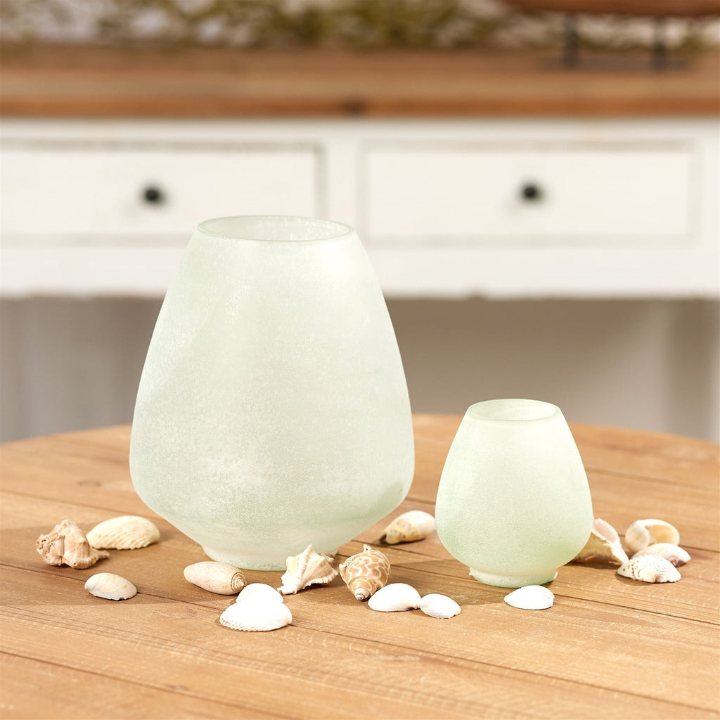 Green Glass Vase