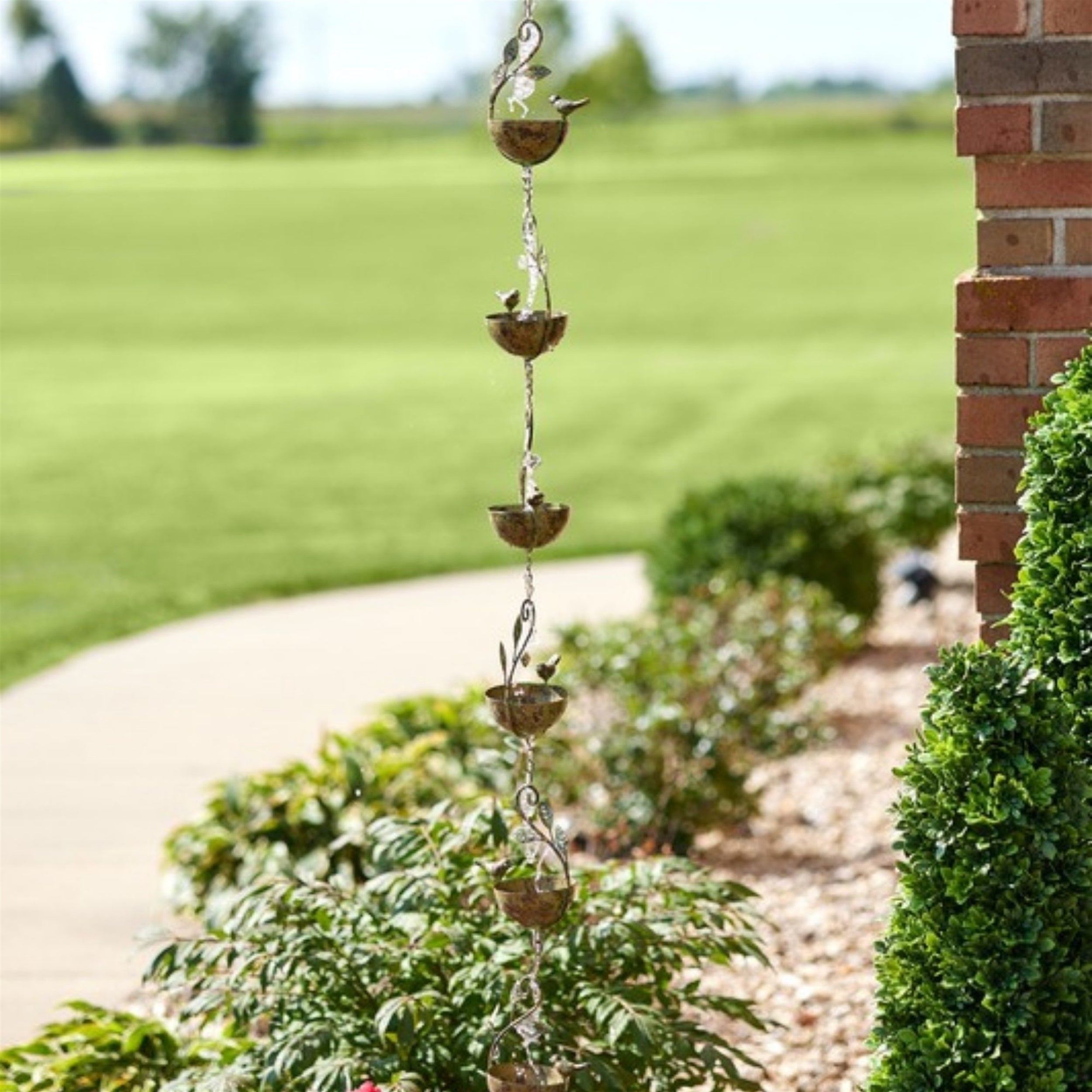 Iron Bird Rain Chain 60"L