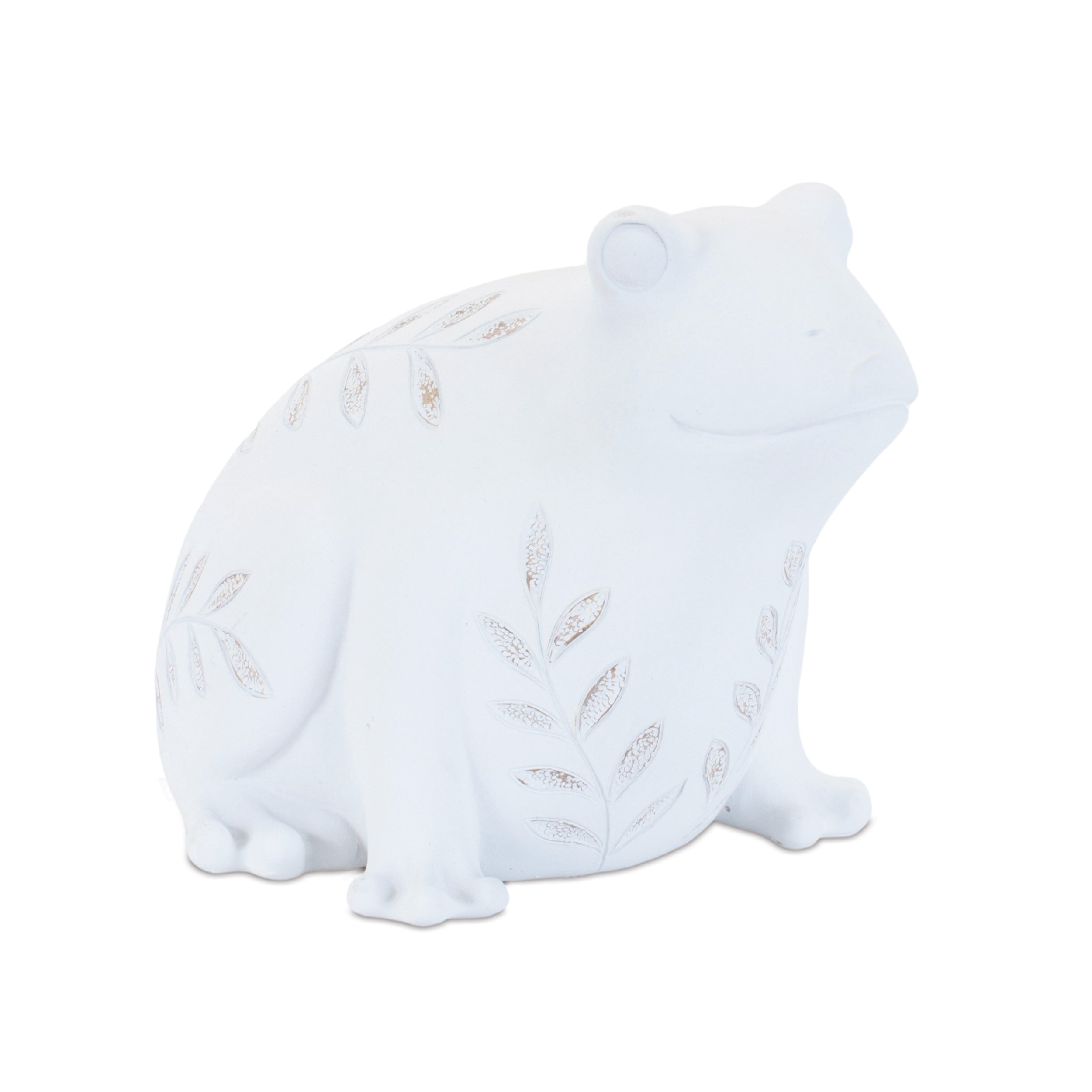 Etched Frog and Turtle Figurine (Set of 2)
