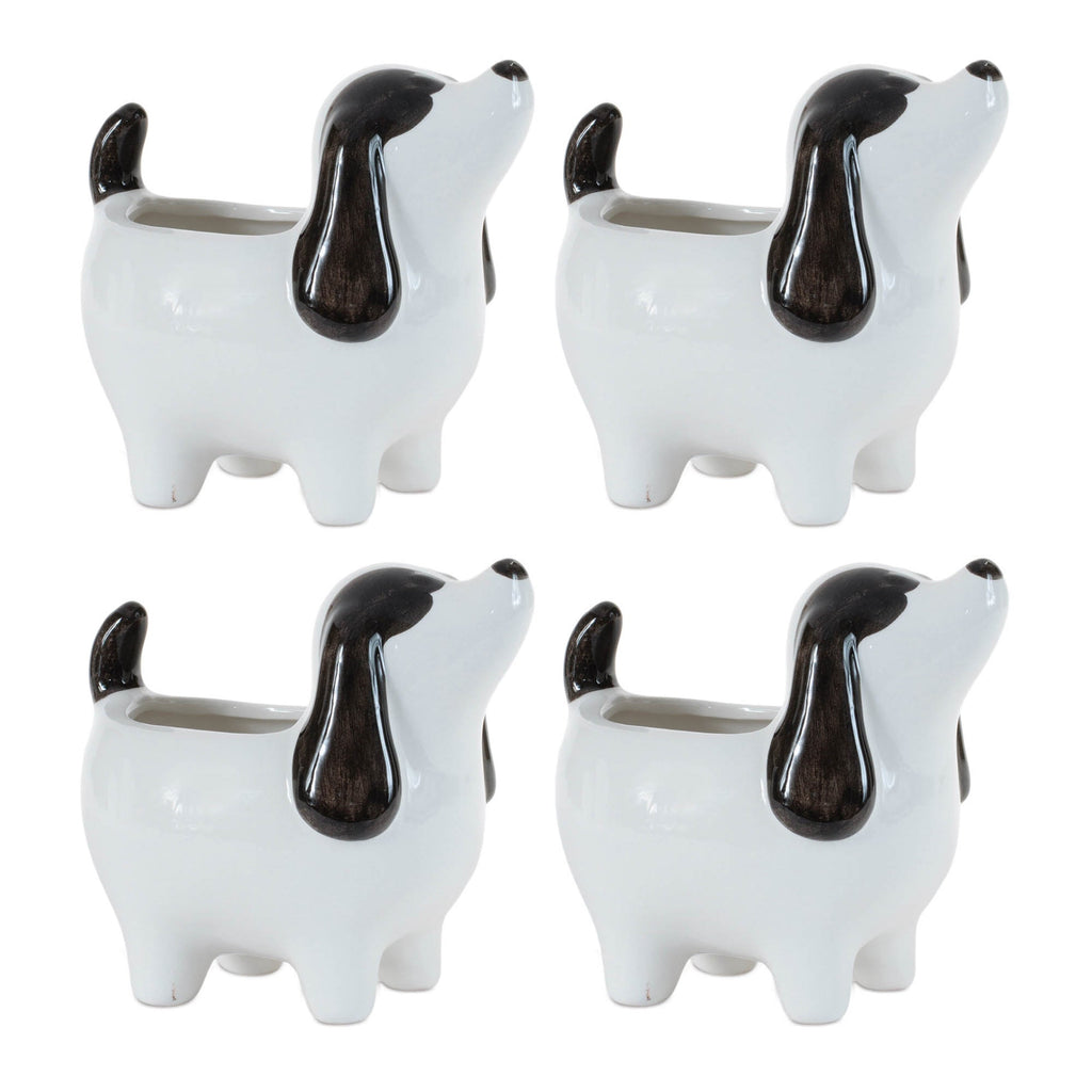 Puppy Dog Planter (Set of 4)