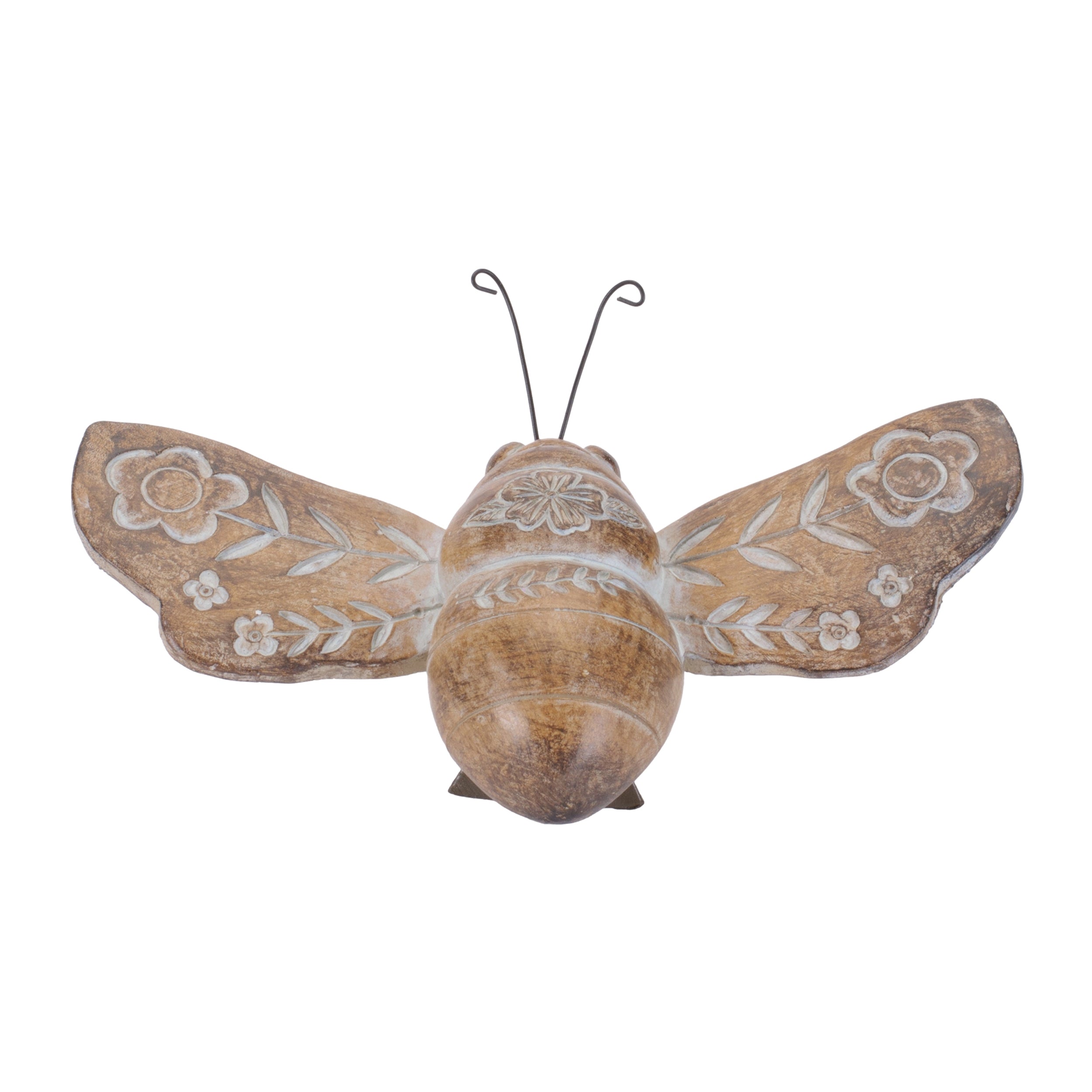 Floral Etched Insect Shelf Sitter (Set of 4)