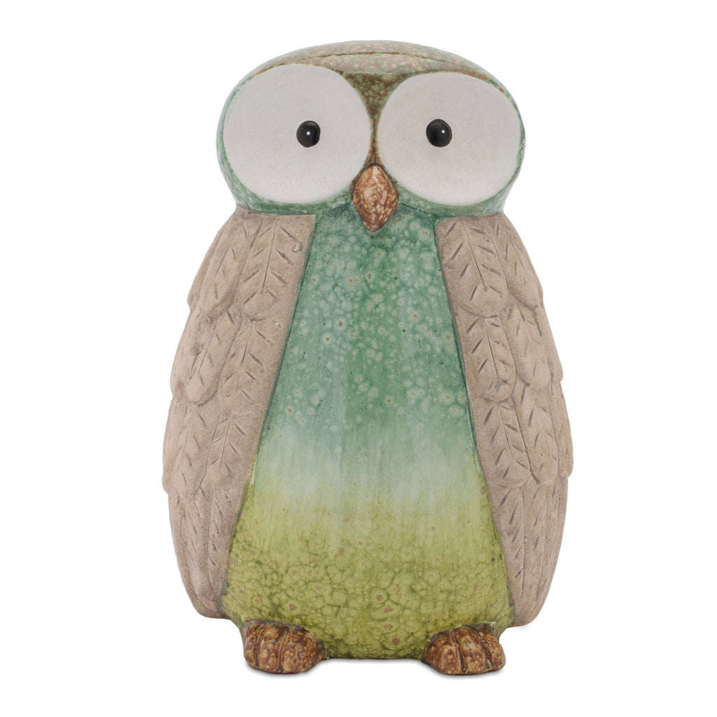 Terra Cotta Owl Decor (Set of 2)