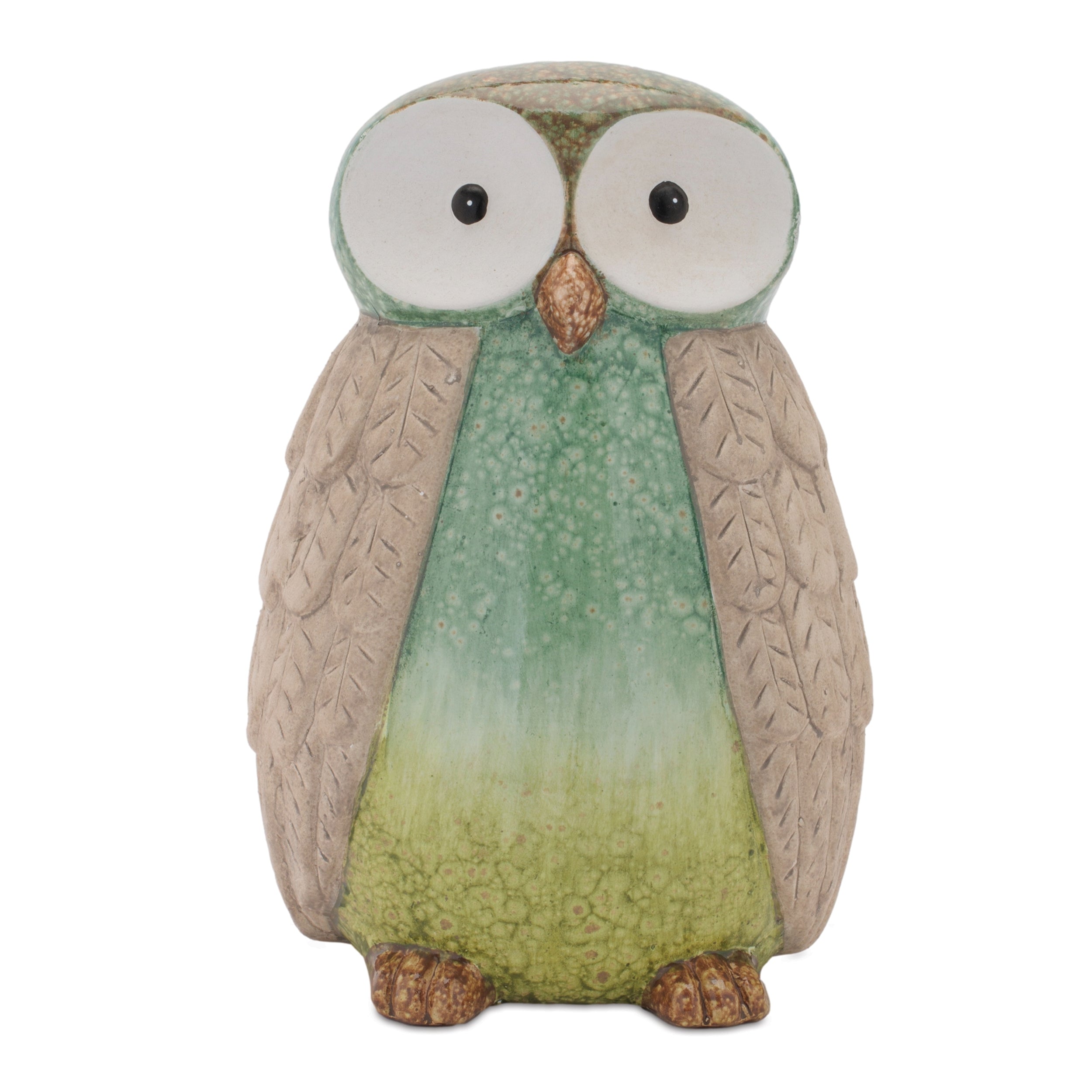 Terra Cotta Owl Decor (Set of 2)