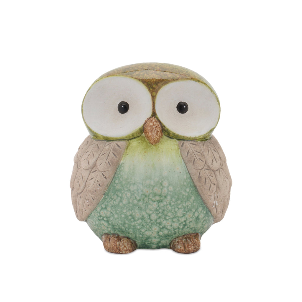 Terra Cotta Owl Decor (Set of 2)