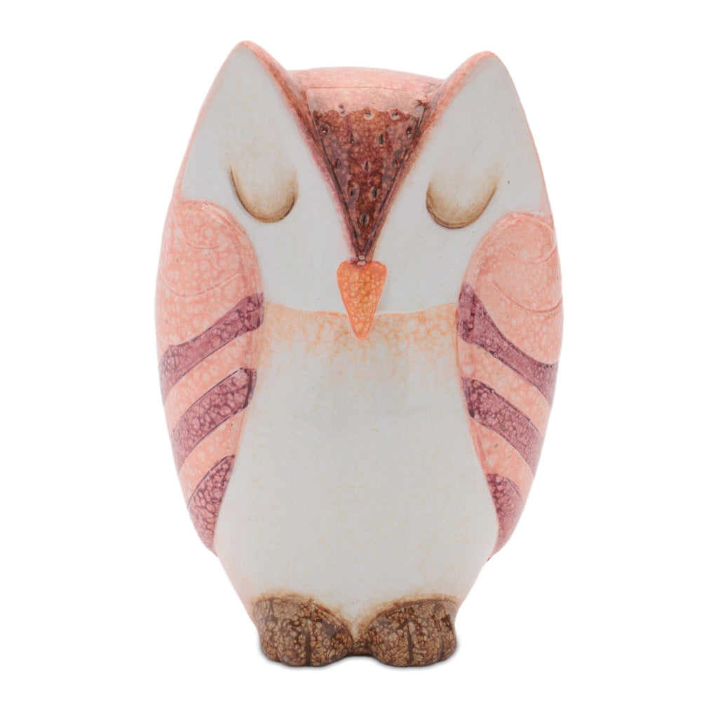 Terra Cotta Owl Decor (Set of 3)