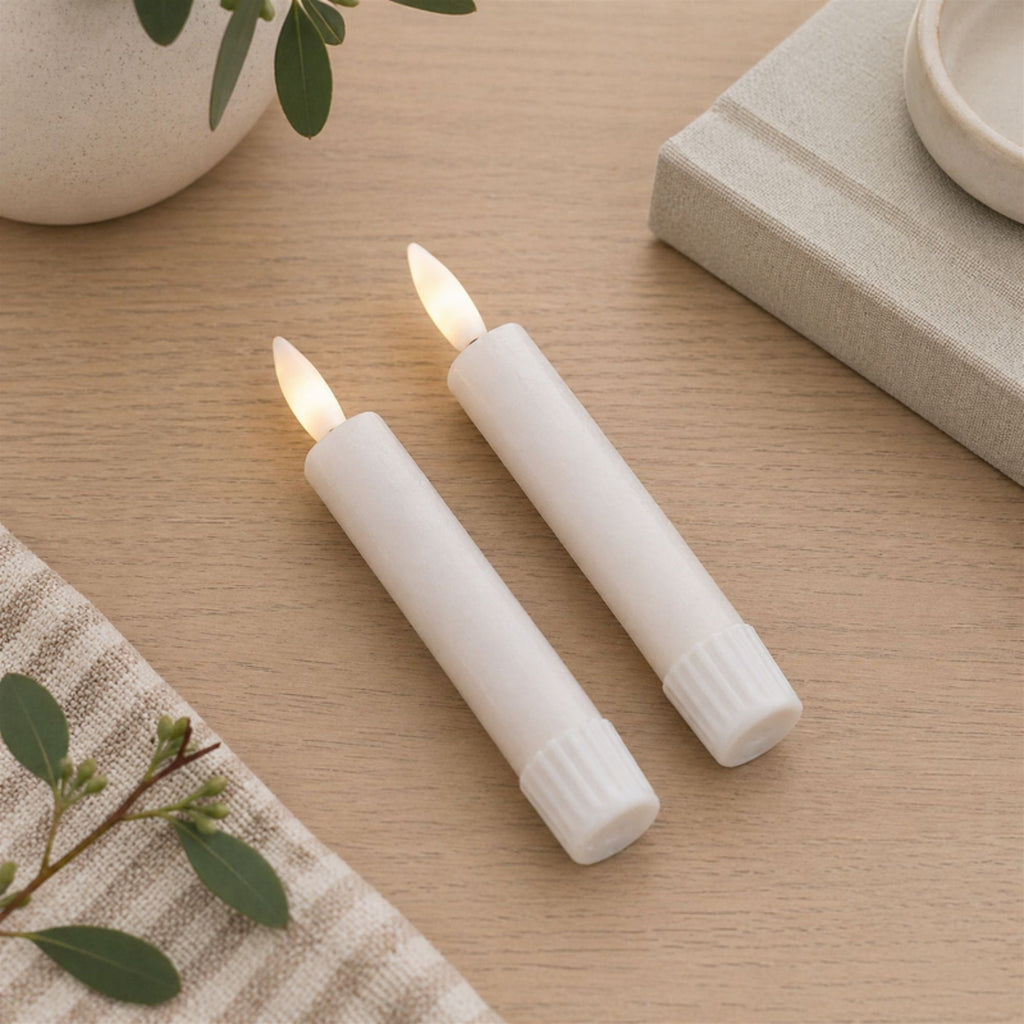 FIA Wick Ivory Mini Taper Candle (Set of 4)