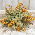Pebble Creek Half Sphere 10" Mustard (Pack of 2)