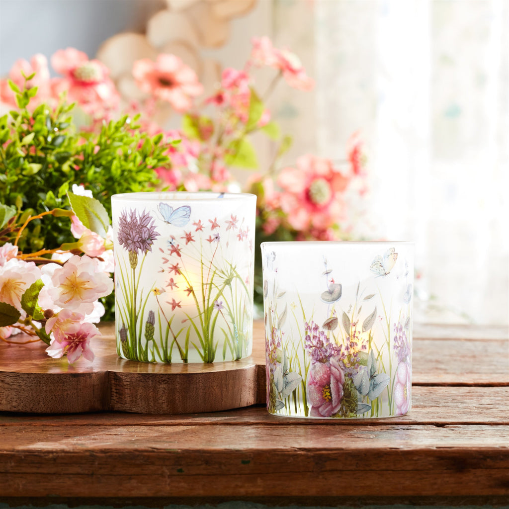 Floral Butterfly Votive Candle Holder (Set of 6)