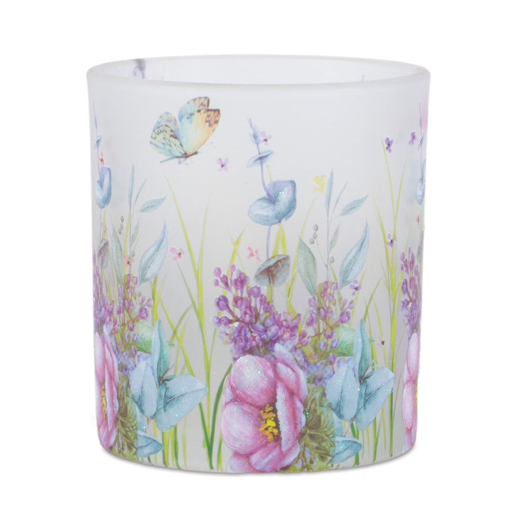 Floral Butterfly Votive Candle Holder (Set of 6)