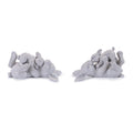 Laying Rabbit with Baby Bunny Figurine (Set of 2)