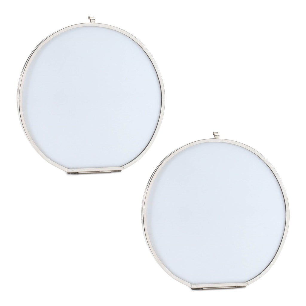 Round Iron Picture Frame (Set of 2)