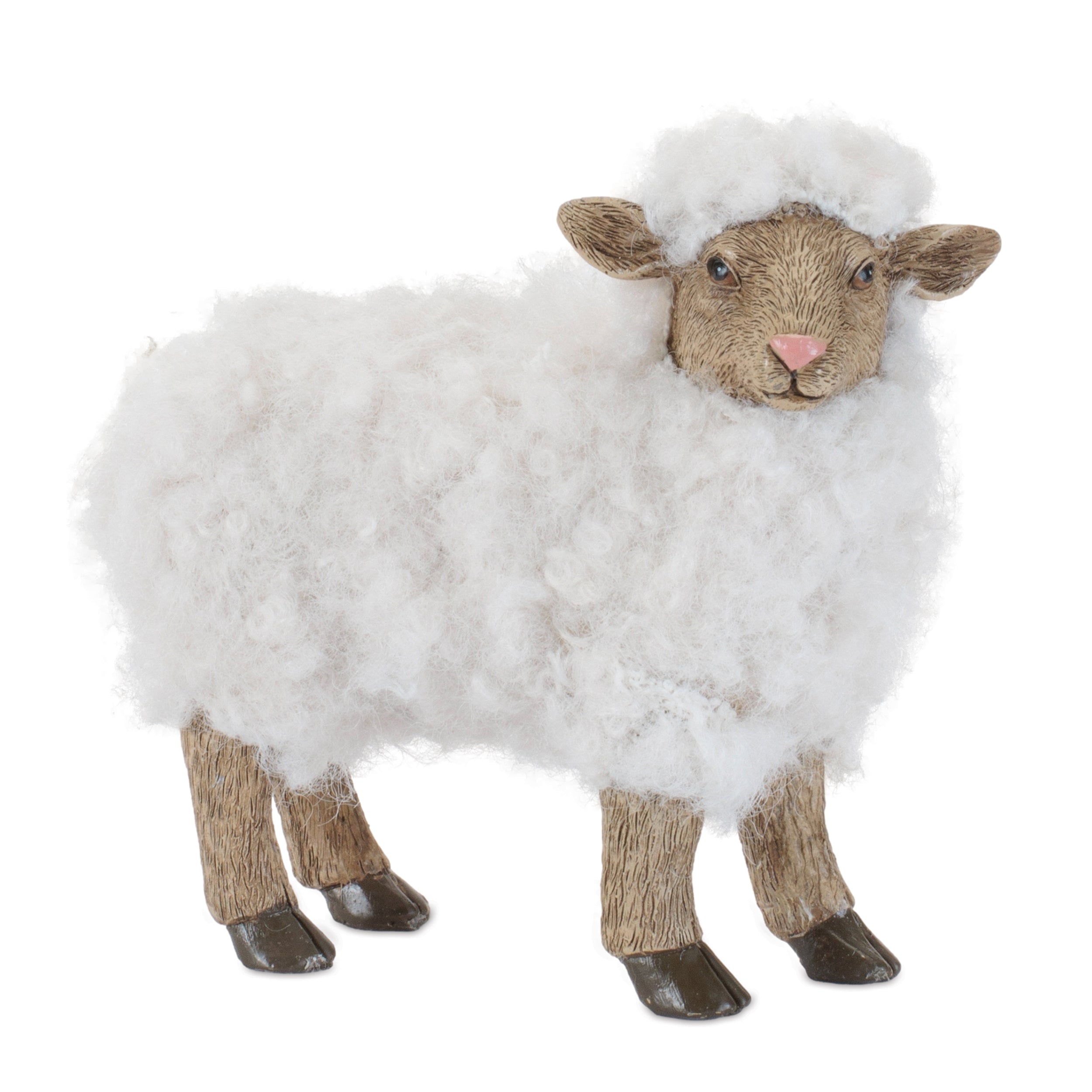 Furry Sheep Figurine (Set of 6)