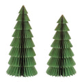 Layered Paper Tree DŽcor (Set of 2)