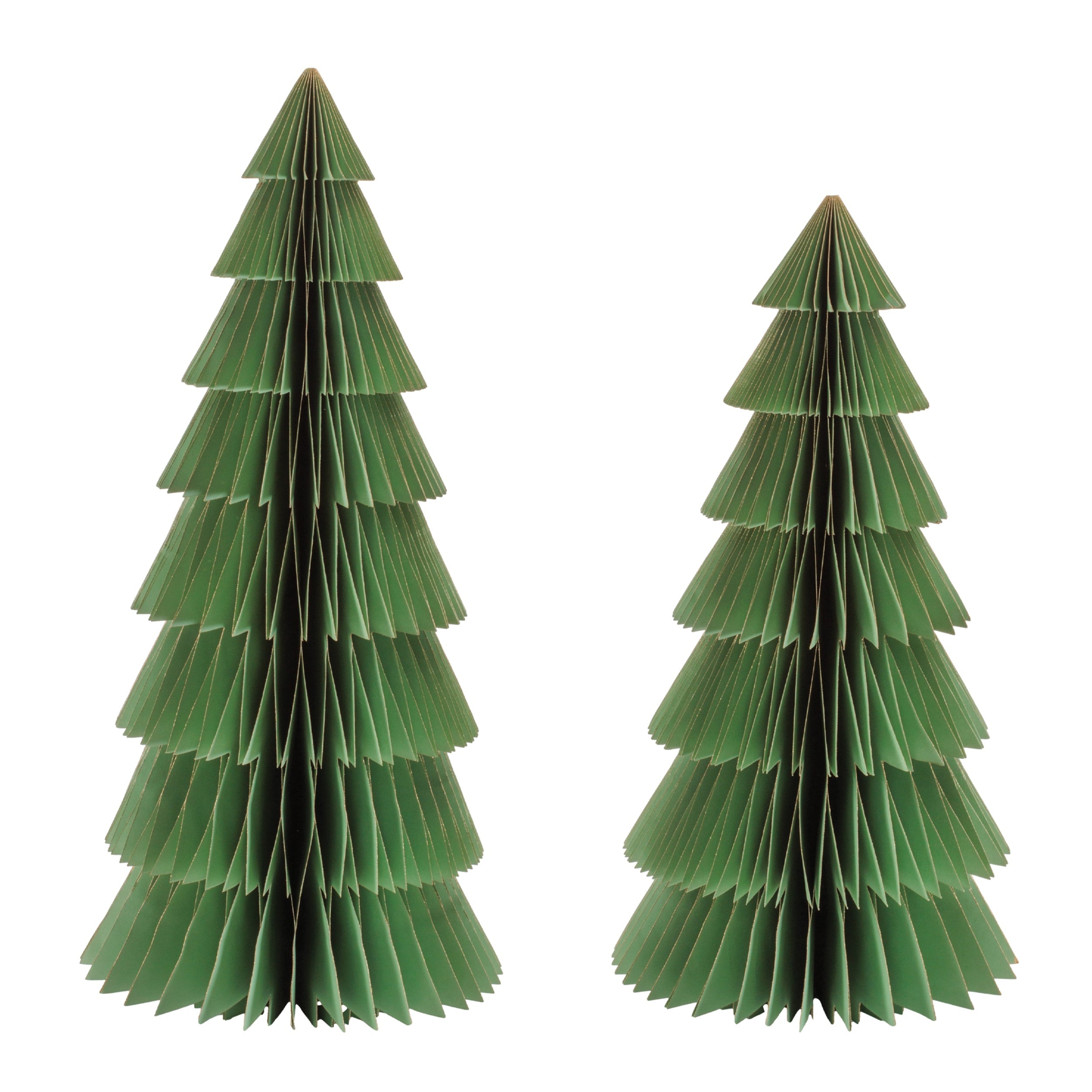 Layered Paper Tree DŽcor (Set of 2)