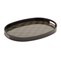 Holiday Plaid Tray 17.5"L
